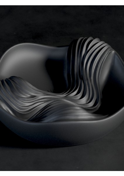 Dalga Şeklinde Takı Tepsisi Takı Kutusu Masaüstü Organizeri