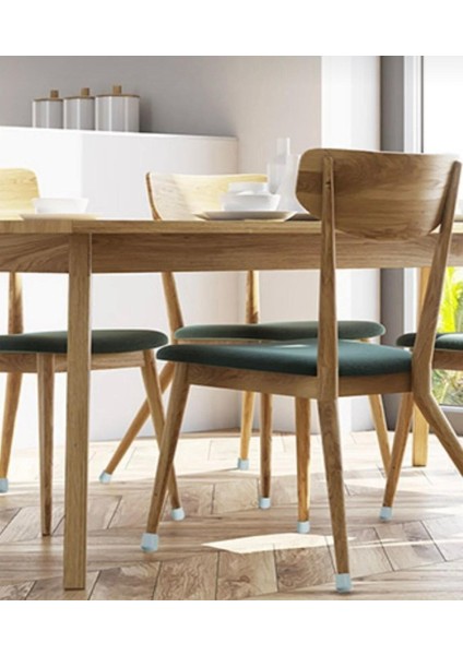 12 Adet Kaydırmaz Sandalye ve Masa Ayağı Silikon Kılıf