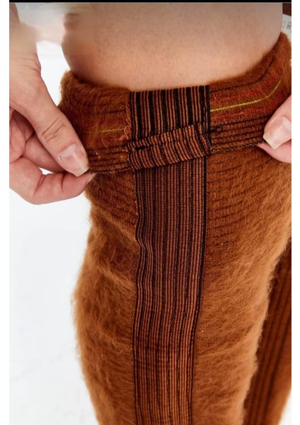 Deve Rengi Uzun Yün Dizlik Korse(1. Çift) fiyatları