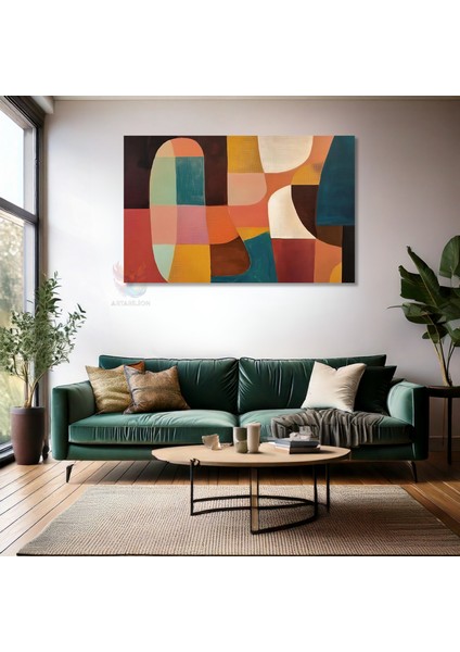 Kanvas Yatay Duvar Tablosu Kanvas Soyut Geometrik Sanat4 Ev Ofis Salon Modern Duvar Tablosu fiyatları