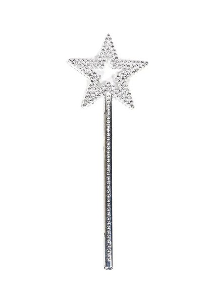 Yıldız Model Peri Asası Melek Asası Prenses Asası Metalize Gümüş Renk indirimleri