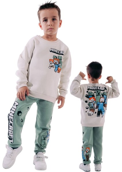 Erkek Çocuk Baskılı 3/10 Yaş Eşofman Takımı fiyatları