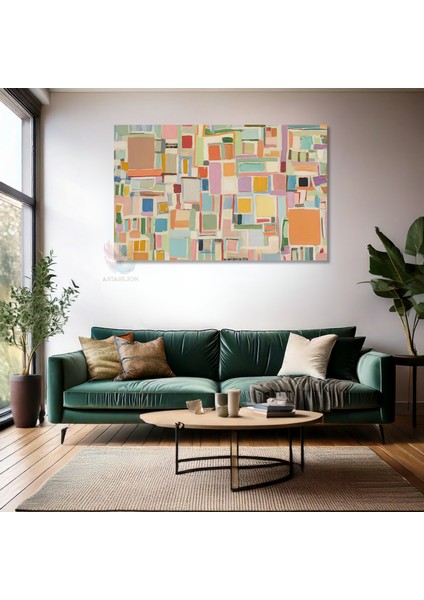 Kanvas Yatay Duvar Tablosu Kanvas Soyut Geometrik Sanat7 Ev Ofis Salon Modern Duvar Tablosu fiyatları