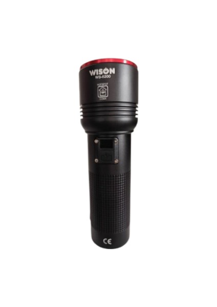 WS-6200 Profesyonel El Feneri | 40W – 4000 Lümen – 6800 Mah – Zoomlu – Type-C Şarj – Dijital Göstergeli – Metal Kasa modelleri