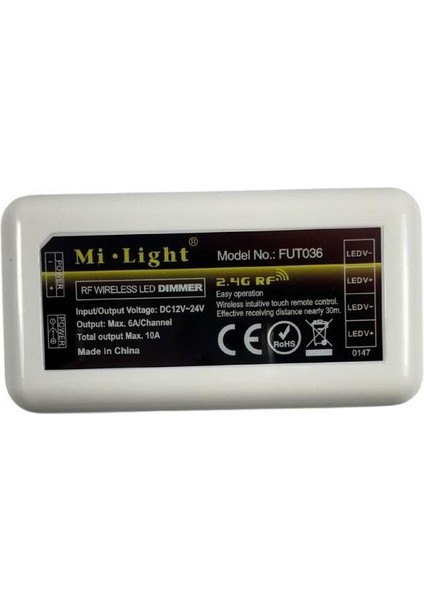 4 Kanal Touch Dokunmatik Led Dimmer 12-24V Rf