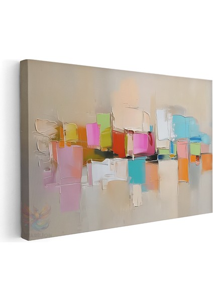 Kanvas Yatay Duvar Tablosu Kanvas Soyut Renk Sanati5 Ev Ofis Salon Modern Duvar Tablosu