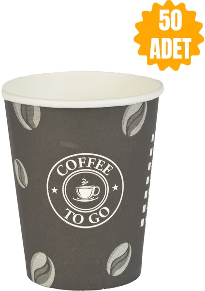 8 Oz Karton Bardak 100 Adet Sızdırmaz