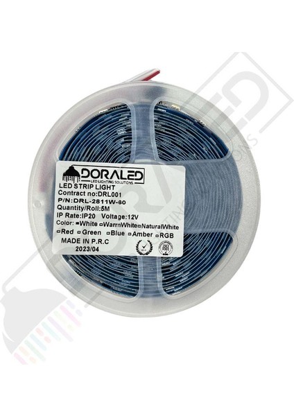 Beyaz Pixel Şerit Led 2811 12 Volt IP20 5m