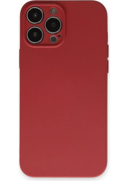 iPhone 13 Pro Kılıf Nano Içi Kadife Silikon - Kiremit fırsatları