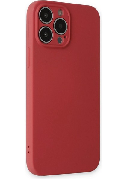 iPhone 13 Pro Kılıf Nano Içi Kadife Silikon - Kiremit indirimleri