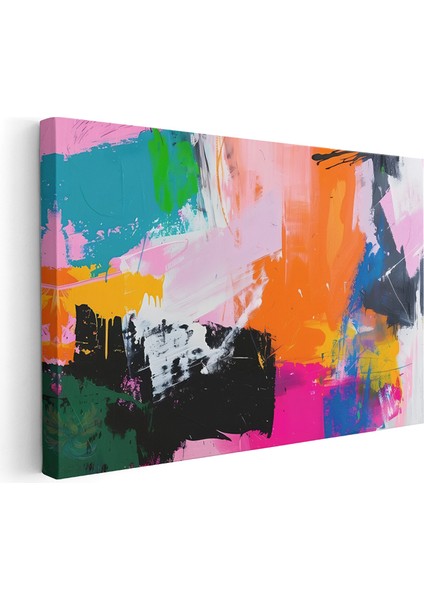 Kanvas Yatay Duvar Tablosu Kanvas Soyut Renk Sanati3 Ev Ofis Salon Modern Duvar Tablosu