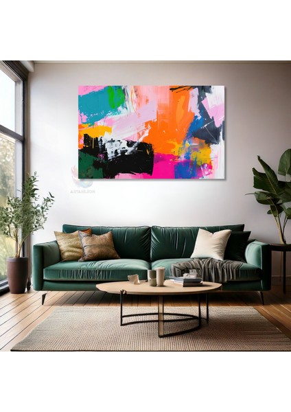 Kanvas Yatay Duvar Tablosu Kanvas Soyut Renk Sanati3 Ev Ofis Salon Modern Duvar Tablosu fiyatları