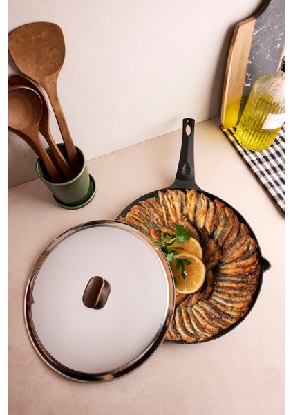 ProGranito Döküm Granit Balık Tavası 34 Cm fırsatları