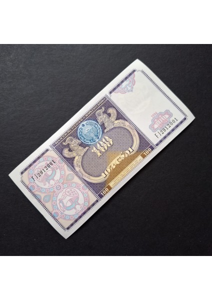 3996368F6236A7116B 1994 Özbekistan 100 Som Çil Kağıt Para indirimleri