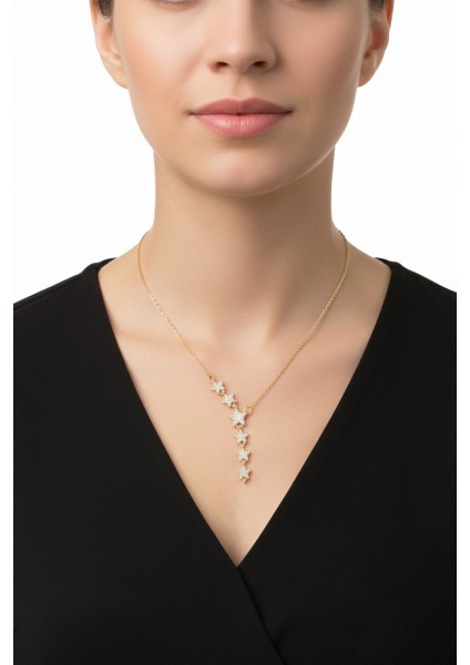 Kayan Yıldızlar Çelik Kolye fırsatları