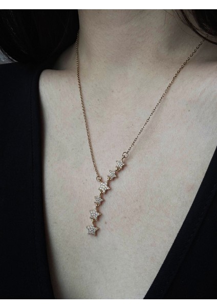 Kayan Yıldızlar Çelik Kolye indirimleri