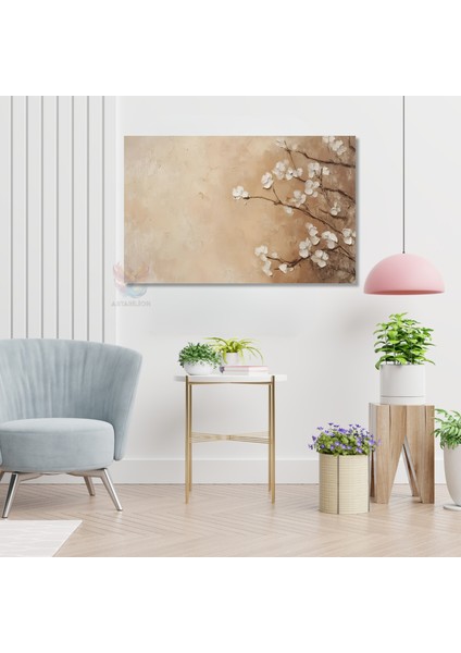 Kanvas Yatay Duvar Tablosu Kanvas Soyut Cicek Sanati2 Ev Ofis Salon Modern Duvar Tablosu modelleri