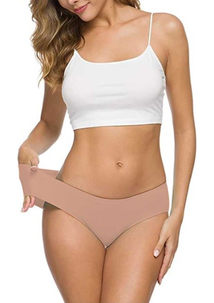 7 Adet Kadın Dikişsiz Lazer Kesim Esnek Iz Yapmayan Külot S10