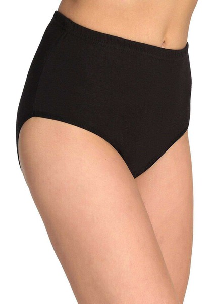 6 Adet Tutku Kadın Yüksek Bel Bato Kalın Lastik Külot S1 modelleri