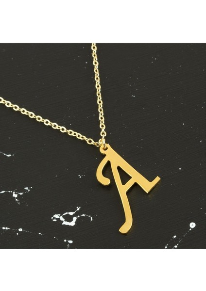 Techmrt Prinç Harfli Kolye-A