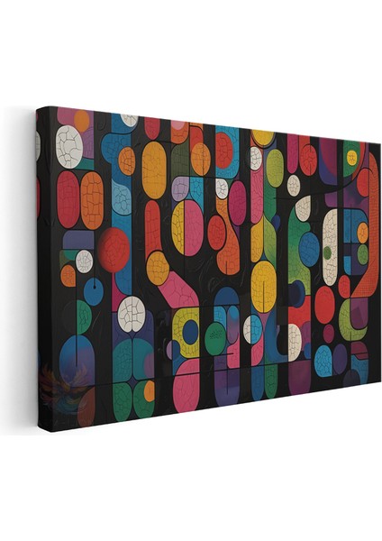 Kanvas Yatay Duvar Tablosu Kanvas Soyut Geometrik S Anat5 Ev Ofis Salon Modern Duvar Tablosu