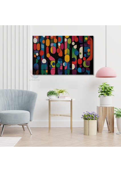 Kanvas Yatay Duvar Tablosu Kanvas Soyut Geometrik S Anat5 Ev Ofis Salon Modern Duvar Tablosu modelleri