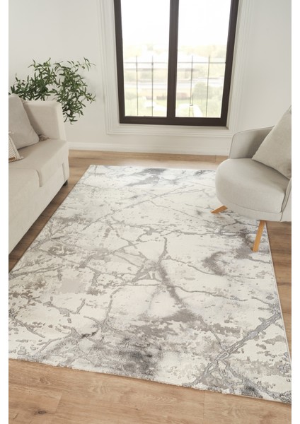 Modern Dokuma Halı Gri Yumuşak Dokulu Premium Salon Oturma Odası Mutfak Halısı modelleri