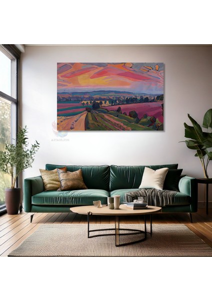 Kanvas Yatay Duvar Tablosu Kanvas Soyut Manzara4 Ev Ofis Salon Modern Duvar Tablosu fiyatları