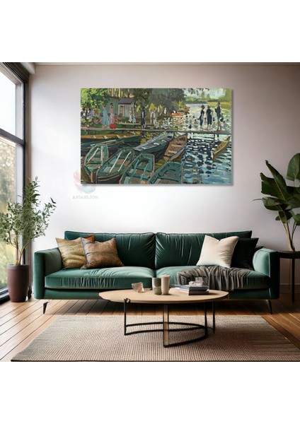 Kanvas Yatay Duvar Tablosu Kanvas Soyut Kiyi Manzarasi2 Ev Ofis Salon Modern Duvar Tablosu fiyatları