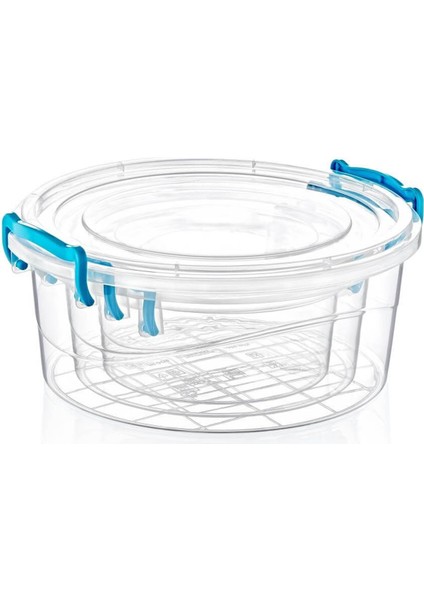Yuvarlak Saklama Kabı 3 Adet ROYALEKS-ÇNK2071