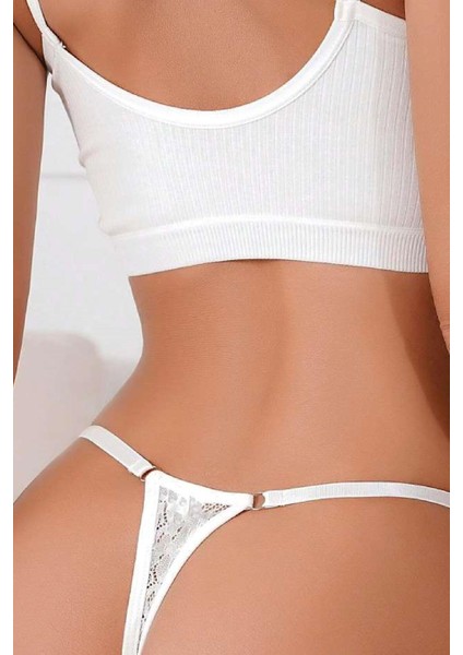 Kadın Fantezi Iç Giyim Tanga Külot Perfect Fall 316 Beyaz - Royaleks fiyatları