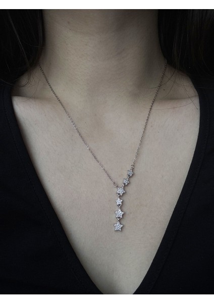 Kayan Yıldızlar Çelik Kolye modelleri