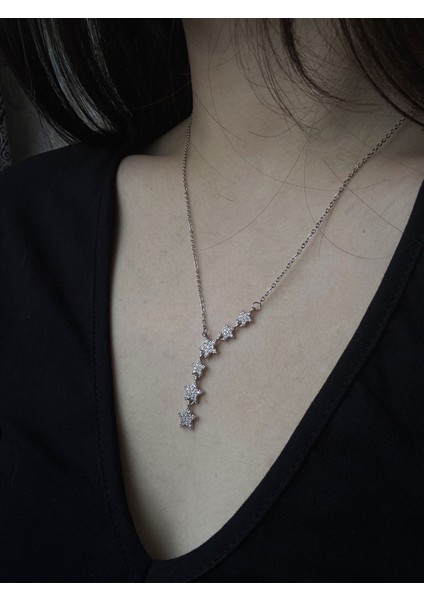 Kayan Yıldızlar Çelik Kolye indirimleri