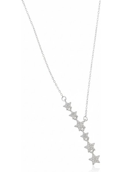 Kayan Yıldızlar Çelik Kolye