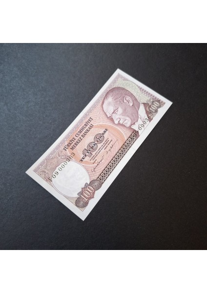 3996368F6C0BB2E764 F09 000363 7.emisyon 100LIRA Çil Kağıt Para fırsatları