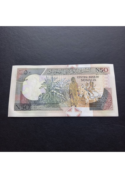 3996368F6377D6C1E3 1991 Somali 50 Şilin Çil Kağıt Para modelleri