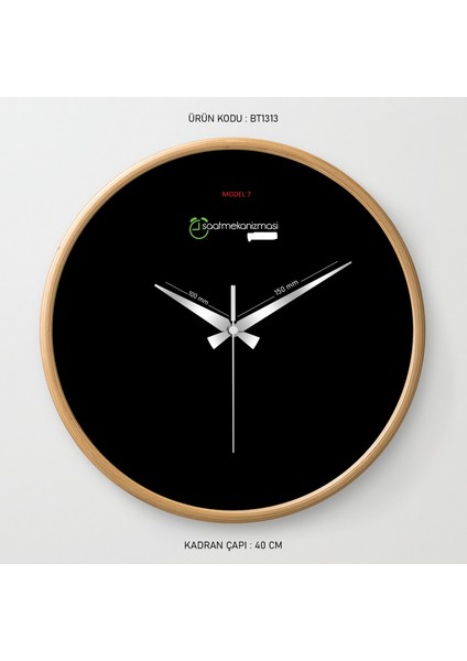 Saat Mekanizması Akar Sessiz Askılı 3D Saatlerle Uyumlu Şaft Uzunluğu 14 mm modelleri