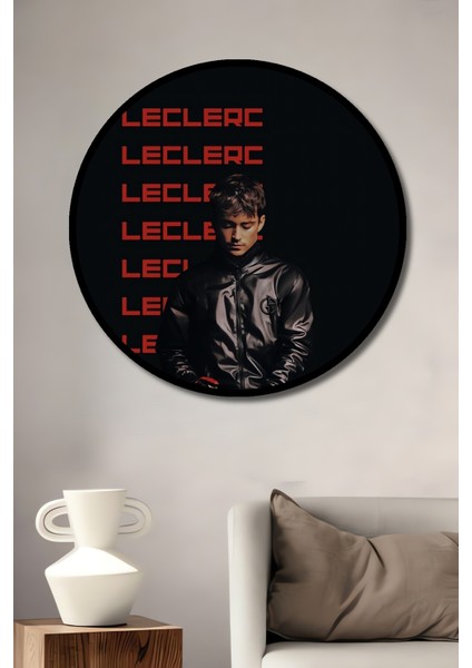 Çerçeve Görünümlü Yarışçı Dekoratif Ahşap Mdf Ev/işyeri Duvar Tablo Yuvarlak Ev/işyeri Duvar Tablo