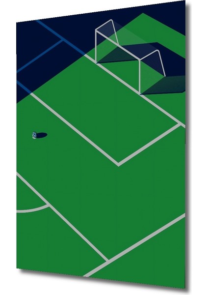 Yeşil Sahada Futbol Dekoratif Ahşap Mdf Ev/işyeri Duvar Tablo Dikdörtgen Ev/işyeri Duvar Tablo fiyatları