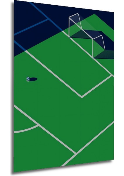 Yeşil Sahada Futbol Dekoratif Ahşap Mdf Ev/işyeri Duvar Tablo Dikdörtgen Ev/işyeri Duvar Tablo modelleri