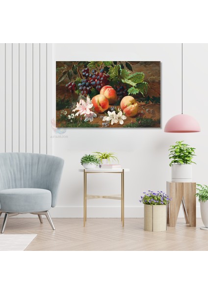 Kanvas Yatay Duvar Tablosu Kanvas Naturmort Meyveler Ev Ofis Salon Modern Duvar Tablosu modelleri