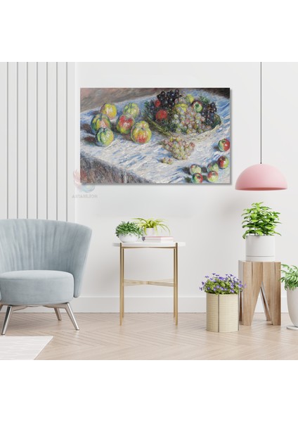 Kanvas Yatay Duvar Tablosu Kanvas Naturmort Meyveler2 Ev Ofis Salon Modern Duvar Tablosu modelleri