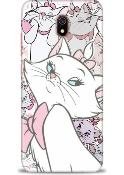 Xiaomi Redmi 8A Hd Baskılı Kılıf + Seramik Tam Kaplayan Ekran Koruyucu 216