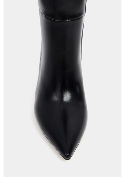 Dean Siyah Mat Sivri Burun Ince Topuklu Kadın Çizme indirimleri