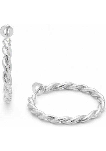 Burgu Desenli Çelik Halka Küpe fiyatları