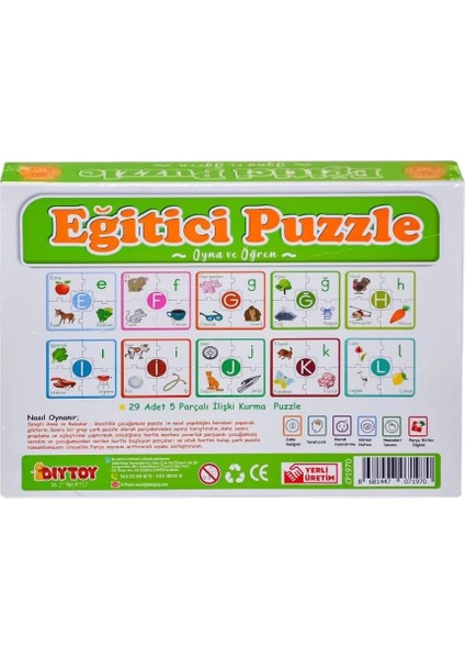 Bfs Nessiworld 7197 Çark Puzzle Alfabe modelleri