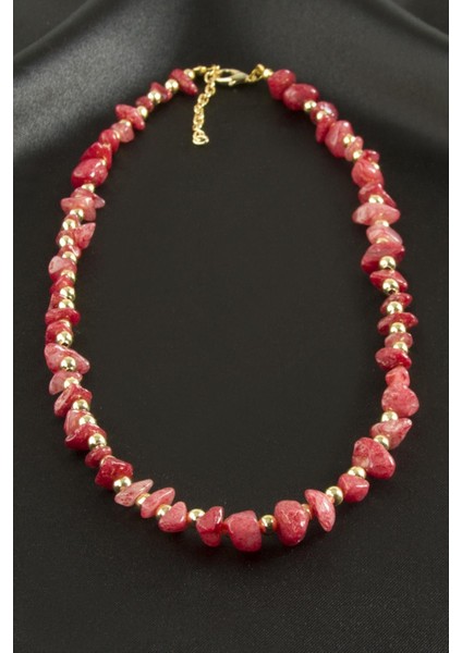 Kuvars Kırık Doğaltaş Kolye fiyatları