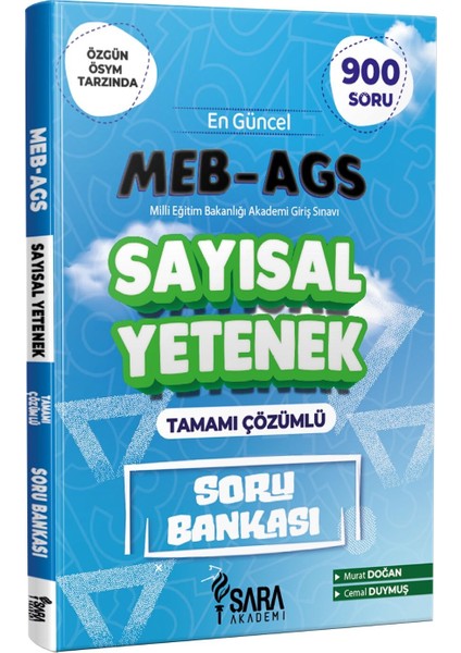 Meb-Ags Sayısal Yetenek Tamamı Çözümlü Soru Bankası - Şara Akademi