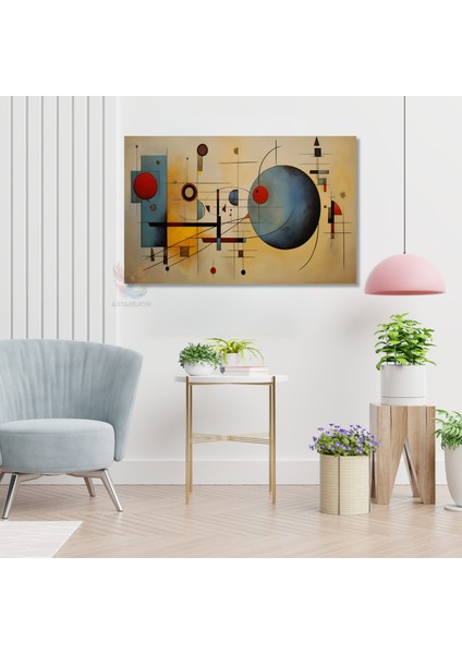 Kanvas Yatay Duvar Tablosu Kanvas Geometrik Sekiller Ev Ofis Salon Modern Duvar Tablosu modelleri