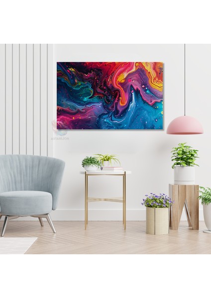 Kanvas Yatay Duvar Tablosu Kanvas Renk Soleni Ev Ofis Salon Modern Duvar Tablosu modelleri